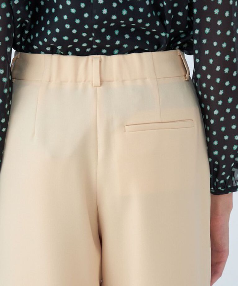 Ballsey「パウダリーストレッチツイル セミワイドパンツ」|その他|