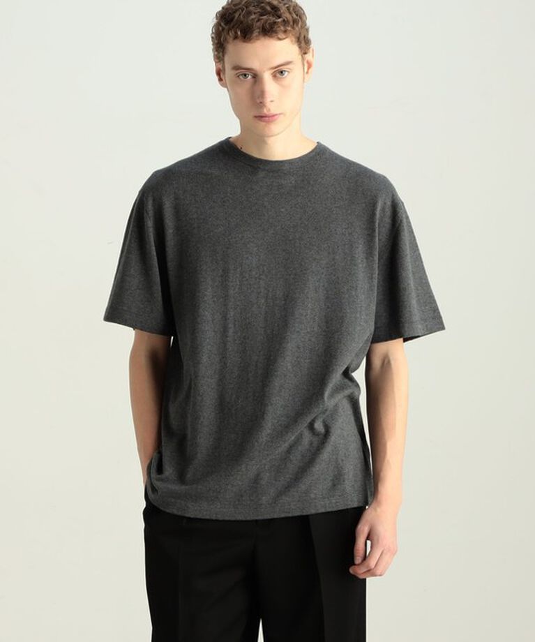Edition「コットンカシミヤ ハーフスリーブトップス」|Tシャツ・カットソー|