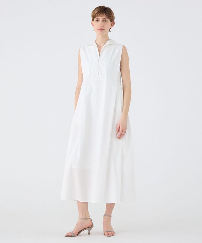 Ballsey「プロセスドコットン スキッパーカラーワンピース」|ワンピース|