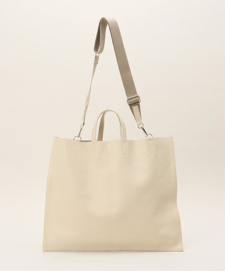  「【blancle/ ブランクレ】S.LEATHER FLAT TOTE」|トートバッグ|