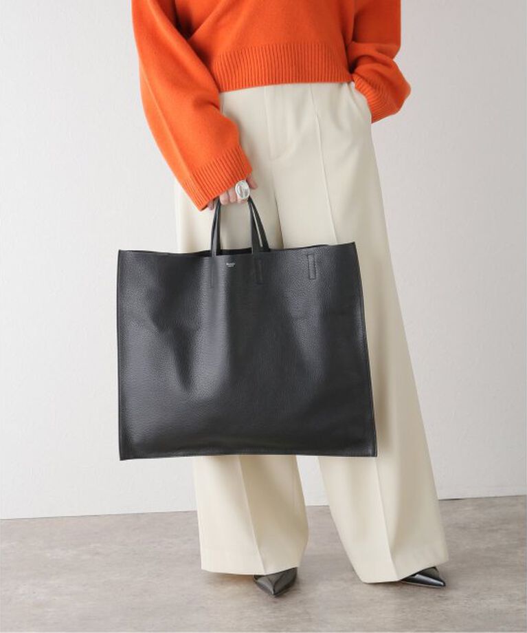  「【blancle/ ブランクレ】S.LEATHER FLAT TOTE」|トートバッグ|