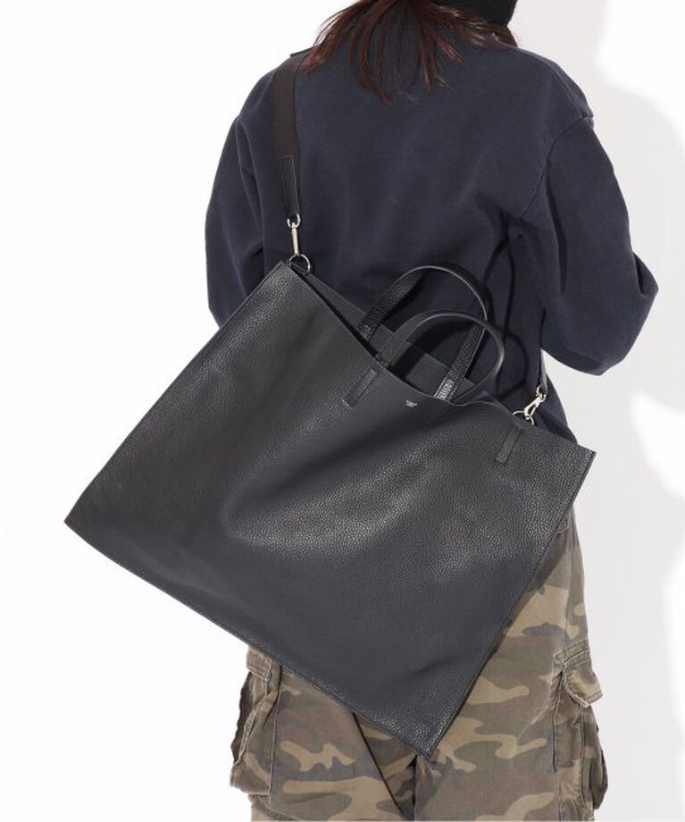  「【blancle/ ブランクレ】S.LEATHER FLAT TOTE」|トートバッグ|