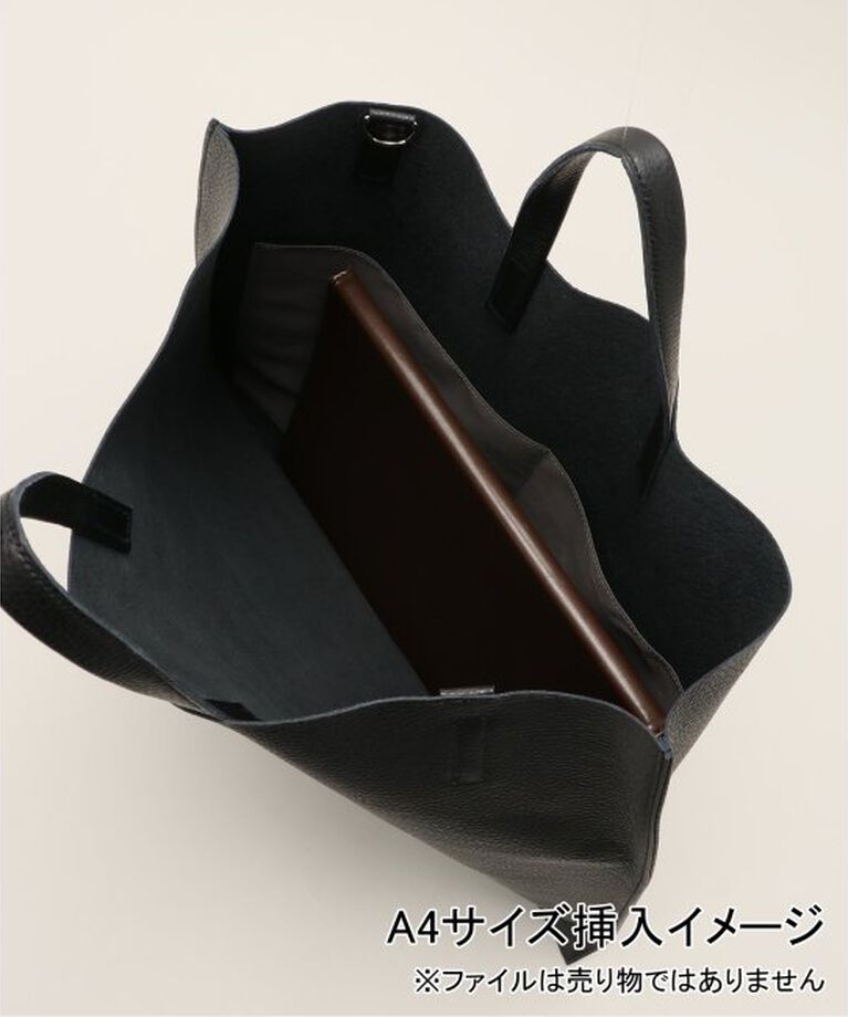 「【blancle/ ブランクレ】S.LEATHER FLAT TOTE」|トートバッグ|