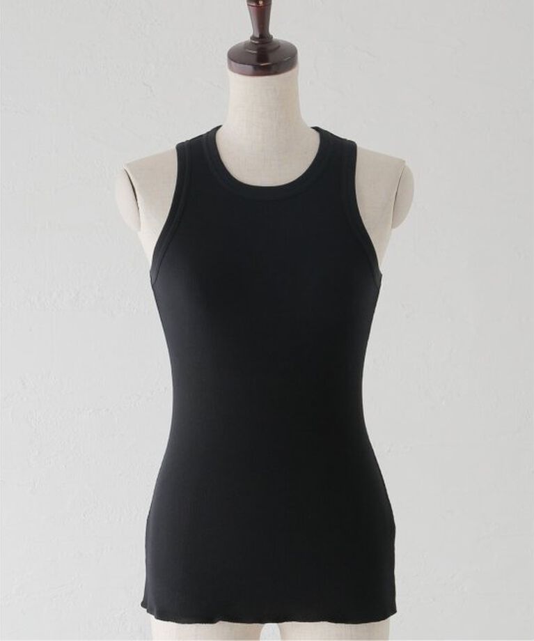  「《追加》SOFT RIB TANK：タンクトップ」|タンクトップ|ブラック