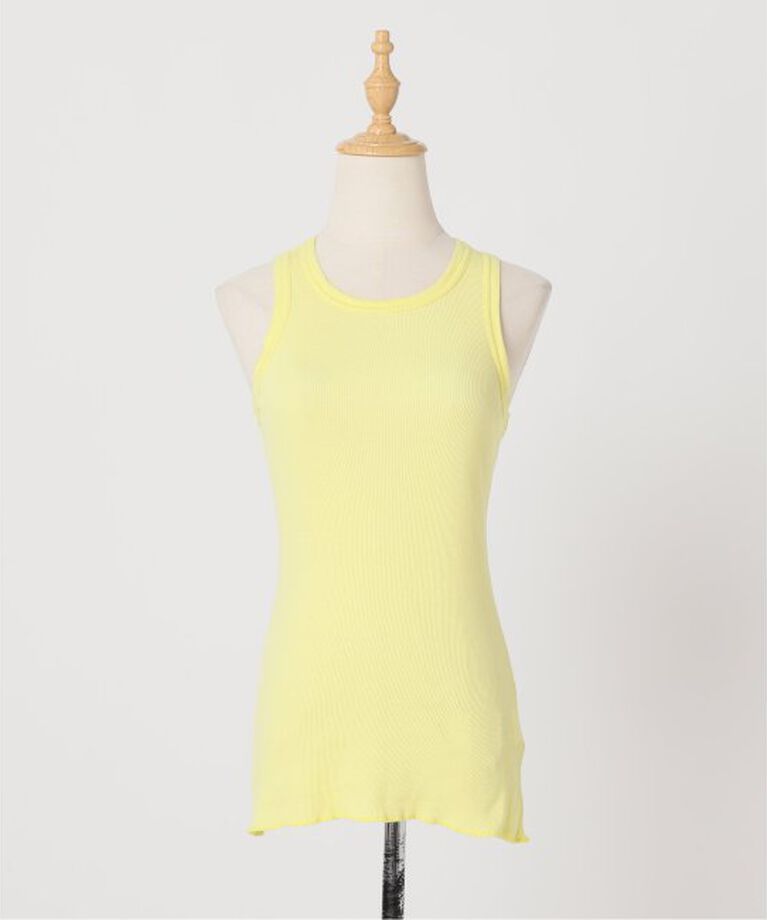  「《追加》SOFT RIB TANK：タンクトップ」|タンクトップ|イエロー