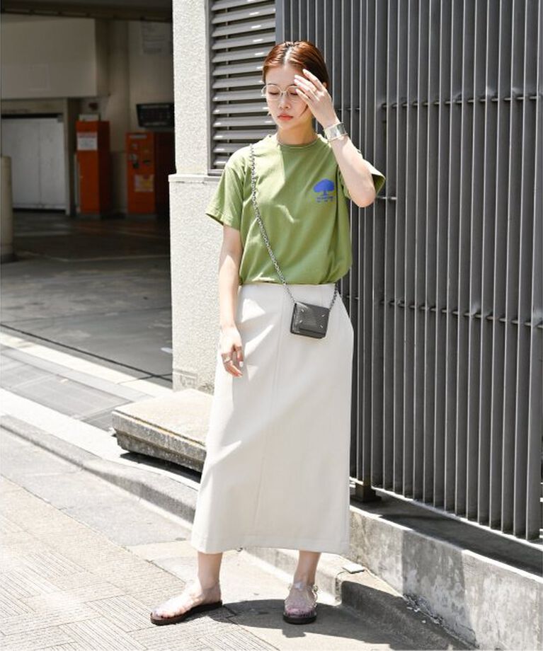  「TWOSIDE LEATHER スカート」|スカート|