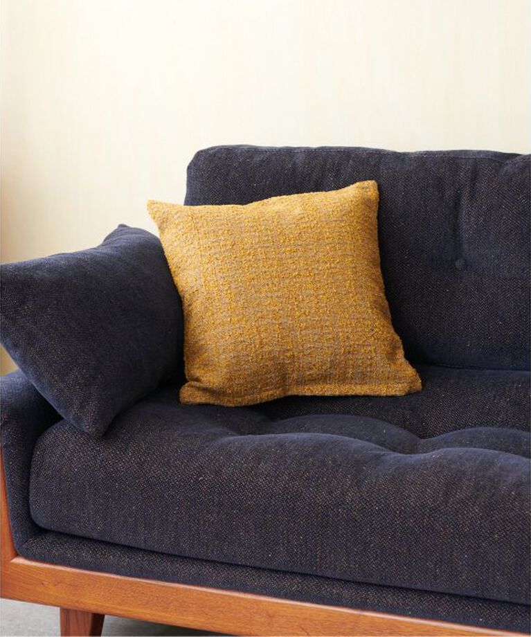 ACME「TWEED CUSHION　クッションカバー 45cm角」|クッション・クッションカバー|イエロー