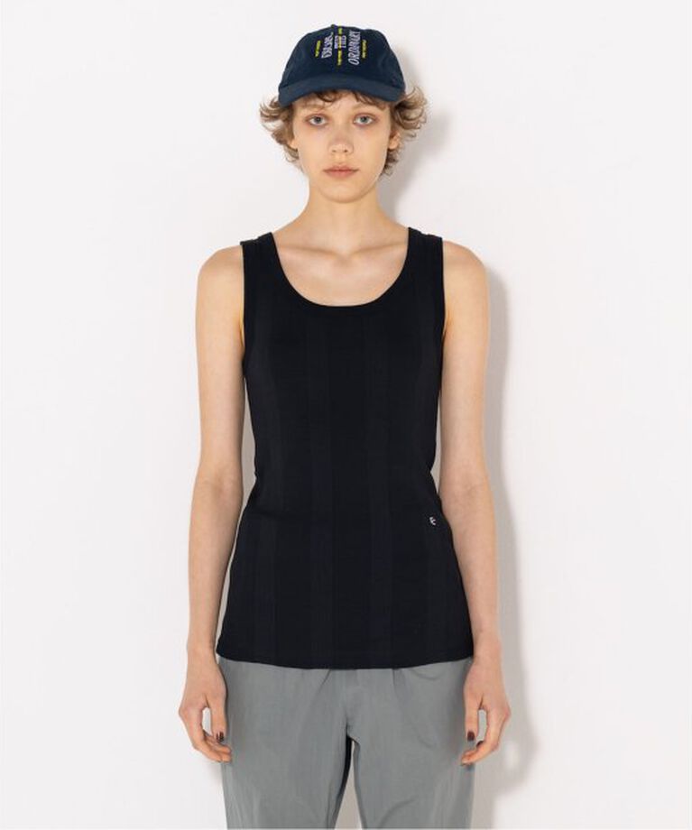 VERMEIL par iena「【TanC TOKYO/タンクトウキョウ】Girls Skin Top」|タンクトップ|ブラック