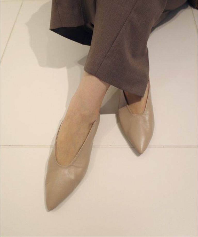 SLOBE IENA「《追加2》BONITAS/ボニータス ポインテッドパンプス」|その他|ベージュ A