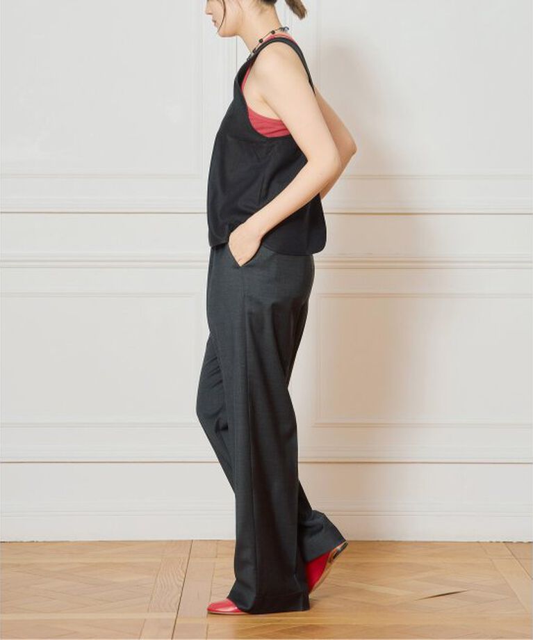 IENA LA BOUCLE「IENA LA BOUCLE ウールシルクスラックス」|スラックス|