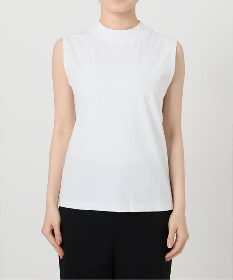VERMEIL par iena「ATON（エイトン）MOCKNECK SLEEVELESS PULLOVER KKAGGM0113」|Tシャツ・カットソー|