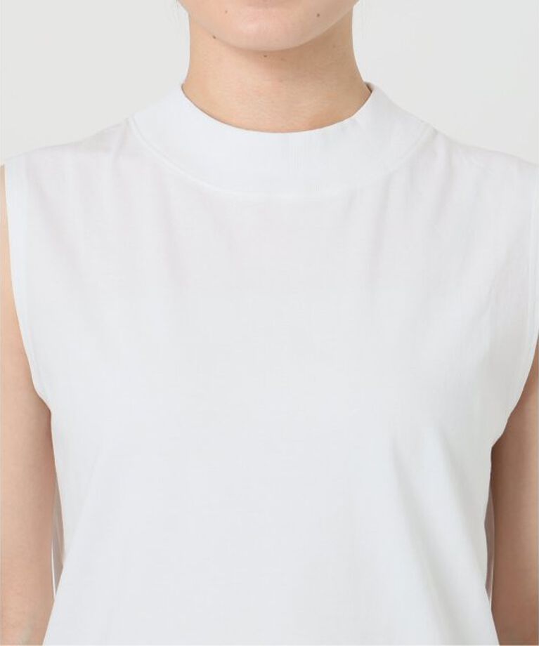 VERMEIL par iena「ATON（エイトン）MOCKNECK SLEEVELESS PULLOVER KKAGGM0113」|Tシャツ・カットソー|