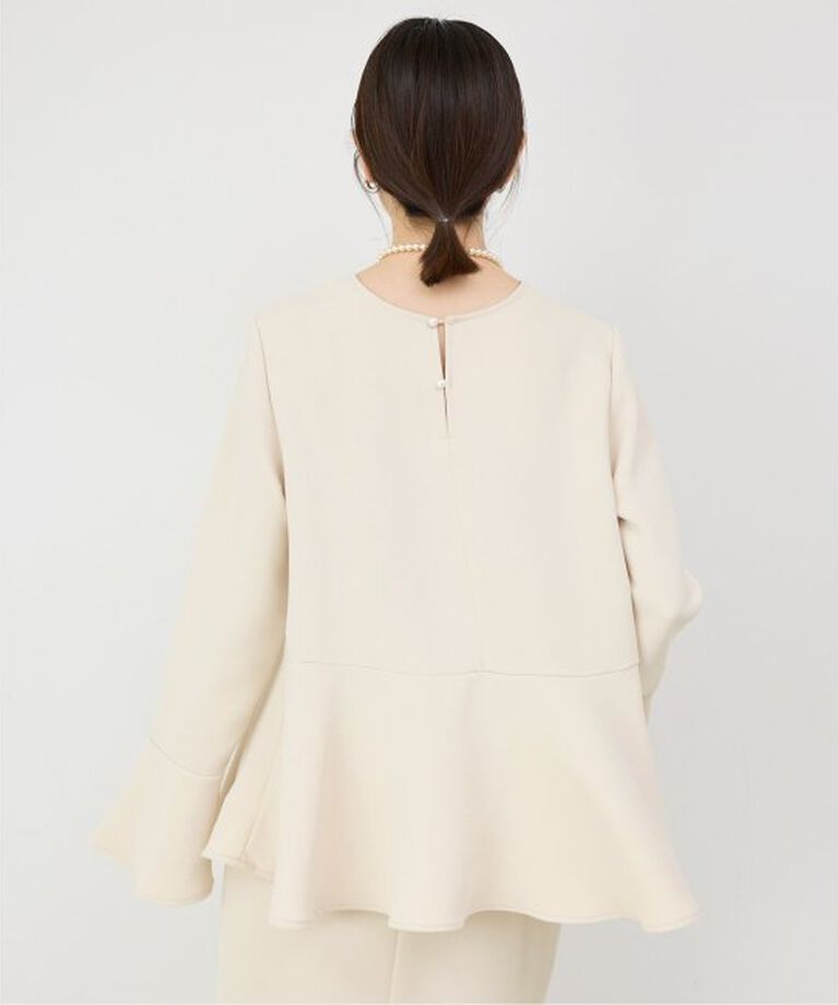 SLOBE IENA「《WEB・一部店舗限定》ペプラムブラウス」|シャツ・ブラウス|