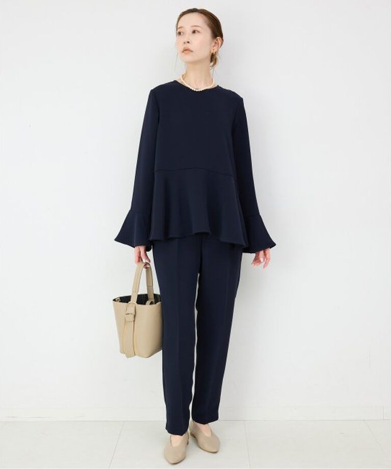 SLOBE IENA「《WEB・一部店舗限定》ペプラムブラウス」|シャツ・ブラウス|