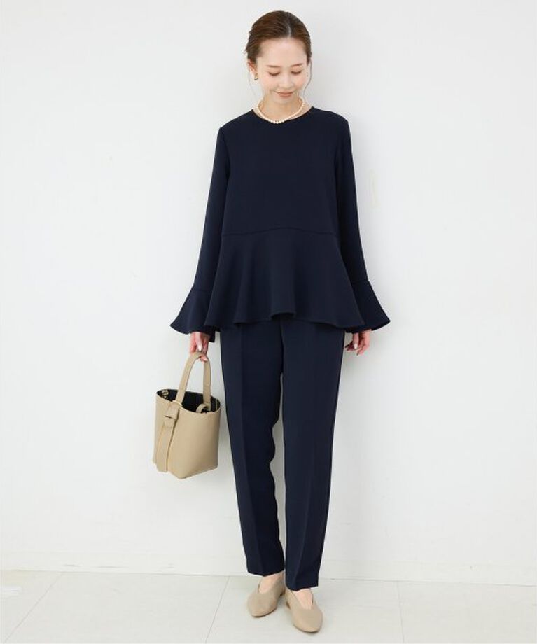 SLOBE IENA「《WEB・一部店舗限定》ペプラムブラウス」|シャツ・ブラウス|