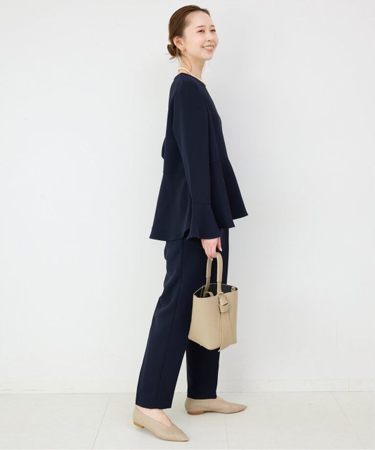 SLOBE IENA「《WEB・一部店舗限定》ペプラムブラウス」|シャツ・ブラウス|