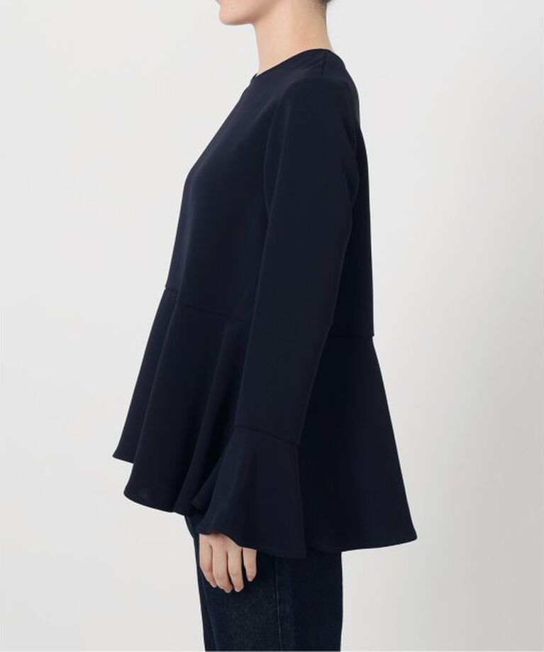 SLOBE IENA「《WEB・一部店舗限定》ペプラムブラウス」|シャツ・ブラウス|