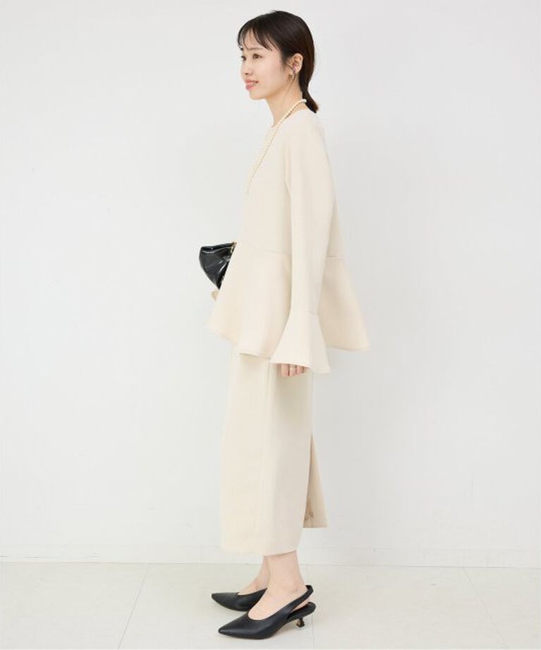 SLOBE IENA「《WEB・一部店舗限定》ペプラムブラウス」|シャツ・ブラウス|