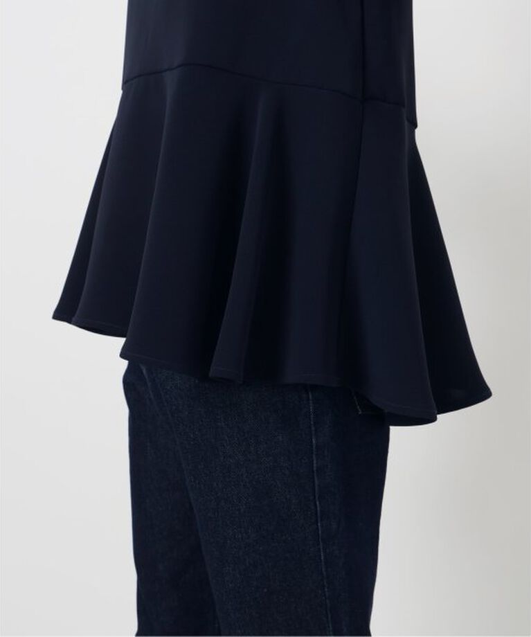 SLOBE IENA「《WEB・一部店舗限定》ペプラムブラウス」|シャツ・ブラウス|