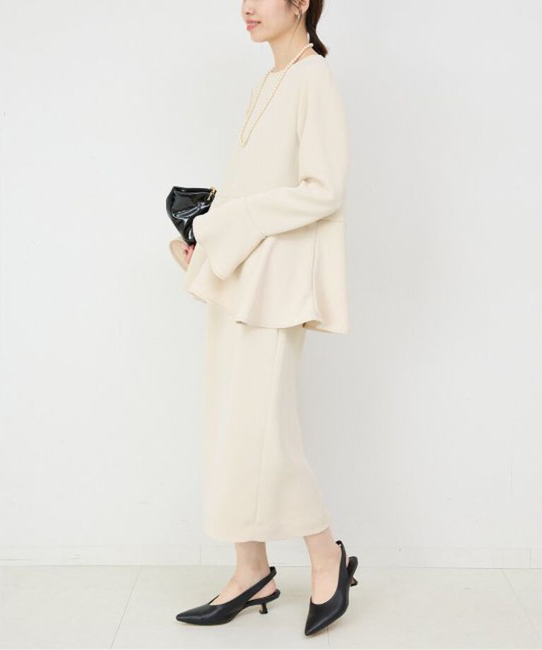 SLOBE IENA「《WEB・一部店舗限定》ペプラムブラウス」|シャツ・ブラウス|