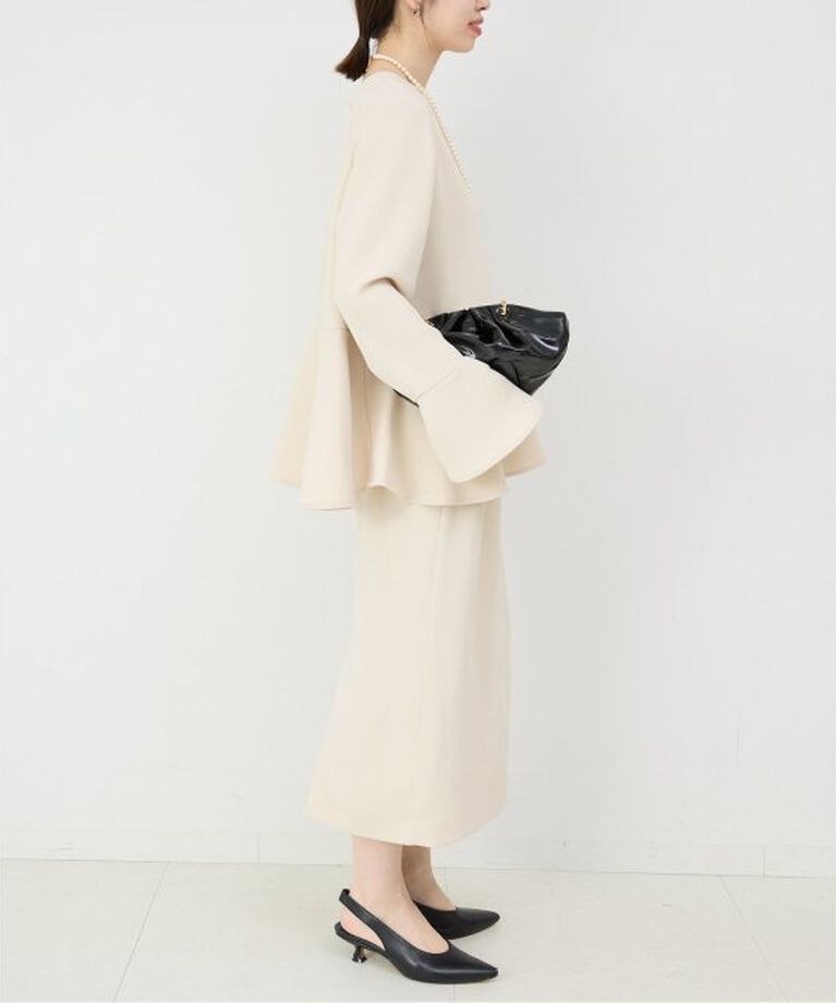 SLOBE IENA「《WEB・一部店舗限定》ペプラムブラウス」|シャツ・ブラウス|