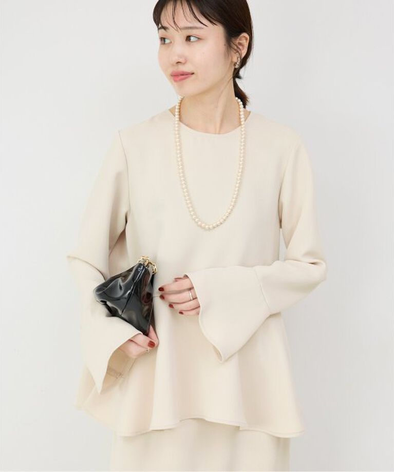 SLOBE IENA「《WEB・一部店舗限定》ペプラムブラウス」|シャツ・ブラウス|