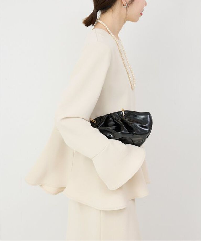 SLOBE IENA「《WEB・一部店舗限定》ペプラムブラウス」|シャツ・ブラウス|