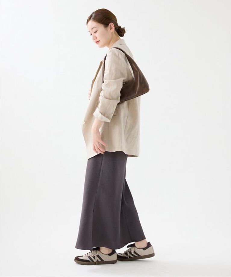 IENA「《WEB・一部店舗限定 追加12》ダブルサテンスカート」|スカート|