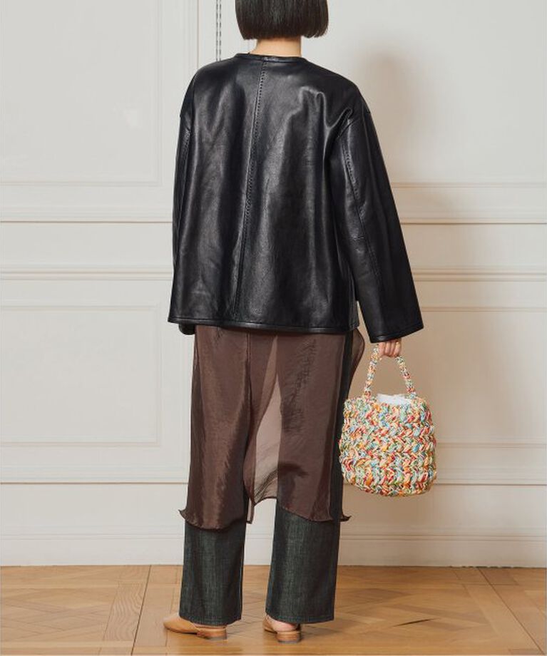 IENA LA BOUCLE「IENA LA BOUCLE レザーストリングブルゾン」|その他|