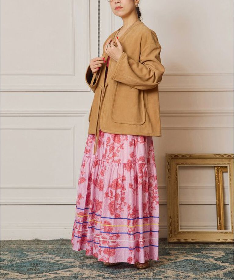 IENA LA BOUCLE「IENA LA BOUCLE レザーストリングブルゾン」|その他|