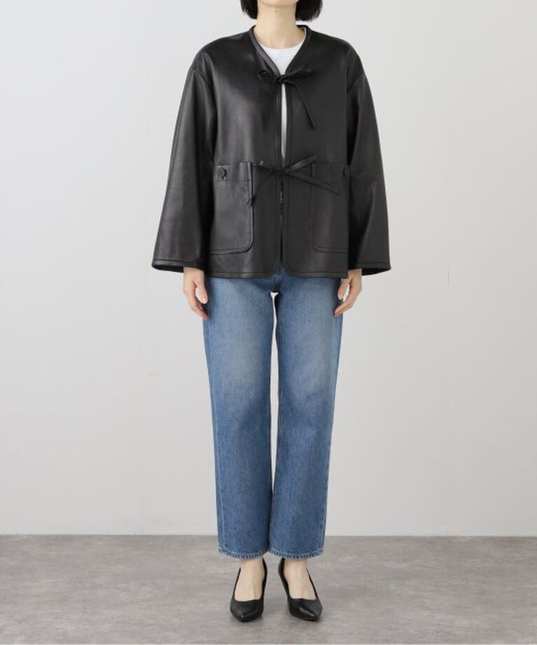 IENA LA BOUCLE「IENA LA BOUCLE レザーストリングブルゾン」|その他|