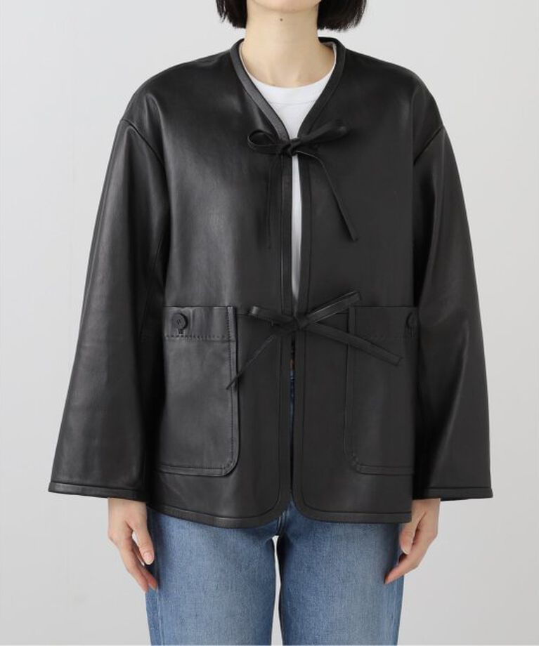 IENA LA BOUCLE「IENA LA BOUCLE レザーストリングブルゾン」|その他|