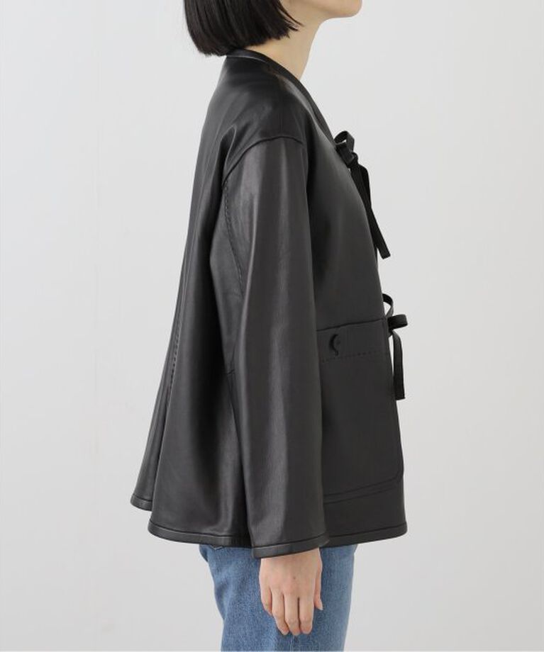 IENA LA BOUCLE「IENA LA BOUCLE レザーストリングブルゾン」|その他|