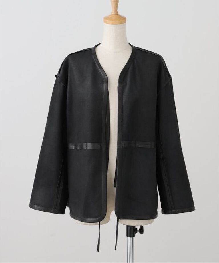 IENA LA BOUCLE「IENA LA BOUCLE レザーストリングブルゾン」|その他|