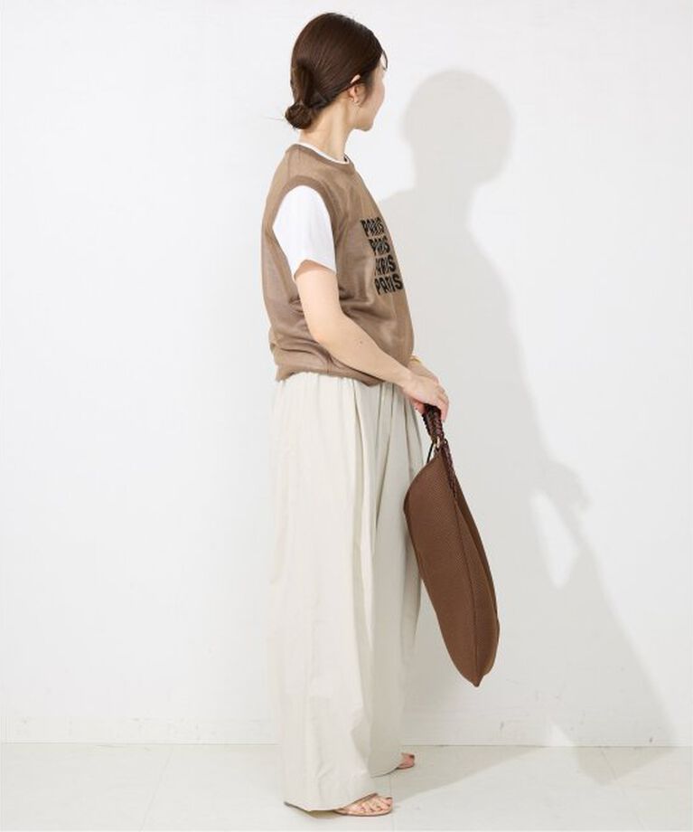 SLOBE IENA「《予約》撥水タフタタックギャザーイージーパンツ」|その他|