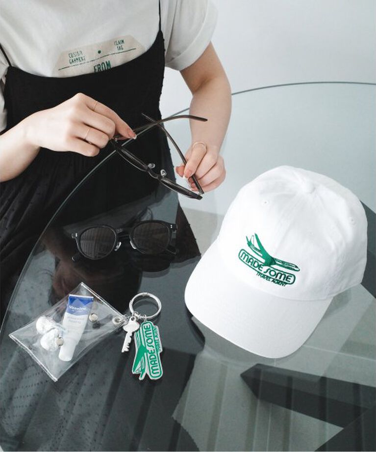 SLOBE IENA「made some sports wear for SLOBE IENA ロゴキャップ」|キャップ・キャスケット|