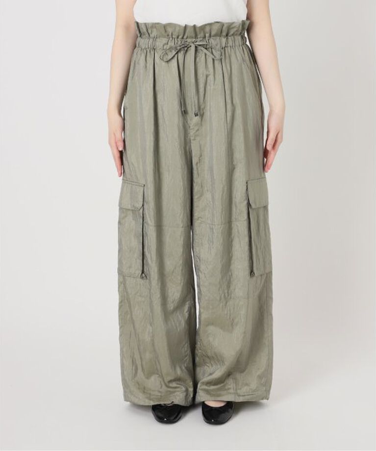 IENA LA BOUCLE「IENA LA BOUCLE ナイロンシルクライトタフタカーゴパンツ」|カーゴ|