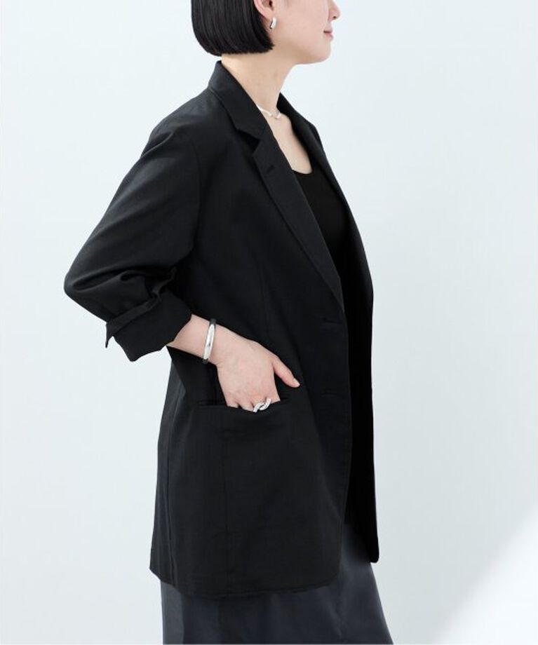 VERMEIL par iena「ラミーストレッチジャケット」|テーラードジャケット|