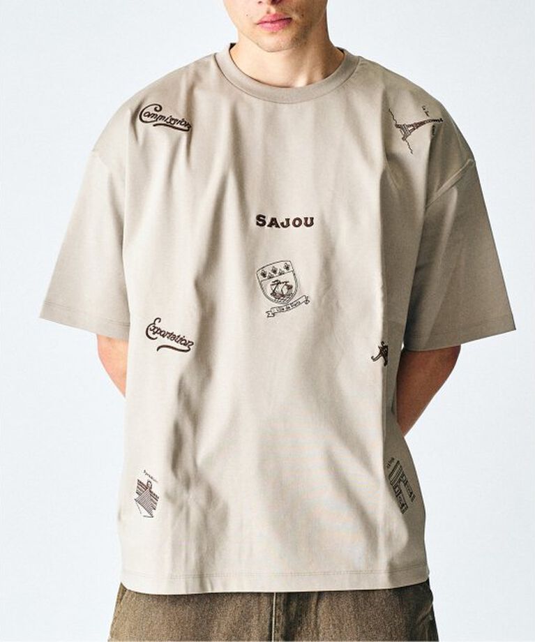 417 EDIFICE「SAJOU サジュー Tシャツ」|Tシャツ・カットソー|ベージュ