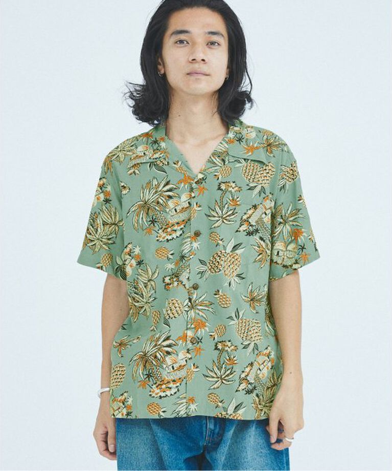 JOURNAL STANDARD「SUN SURF × JOURNAL STANDARD / 別注 アロハシャツ Pine」|シャツ・ブラウス|グリーン