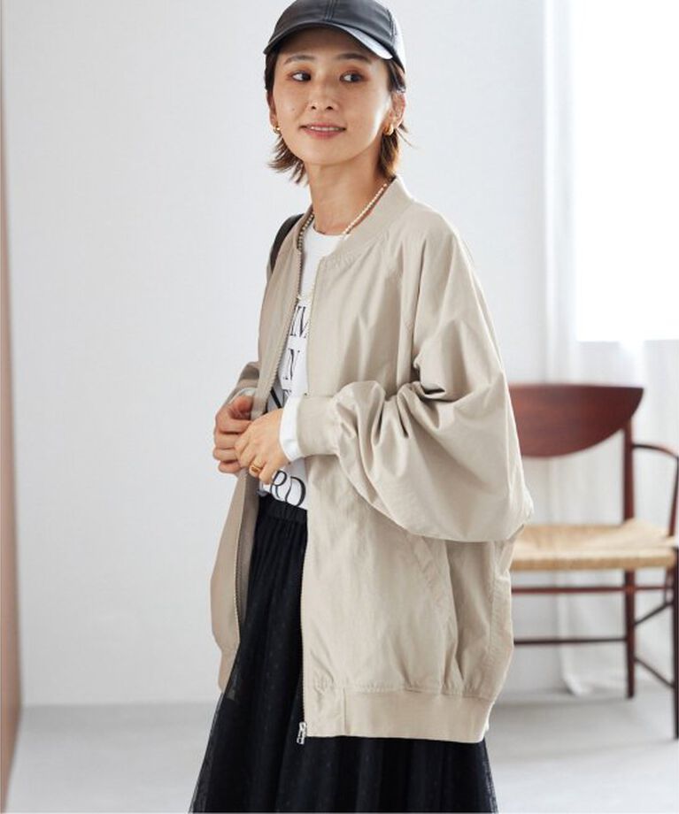 JOURNAL STANDARD relume「《追加》ウォッシャブルナイロンタッサーMA-1」|ブルゾン・スタジャン|