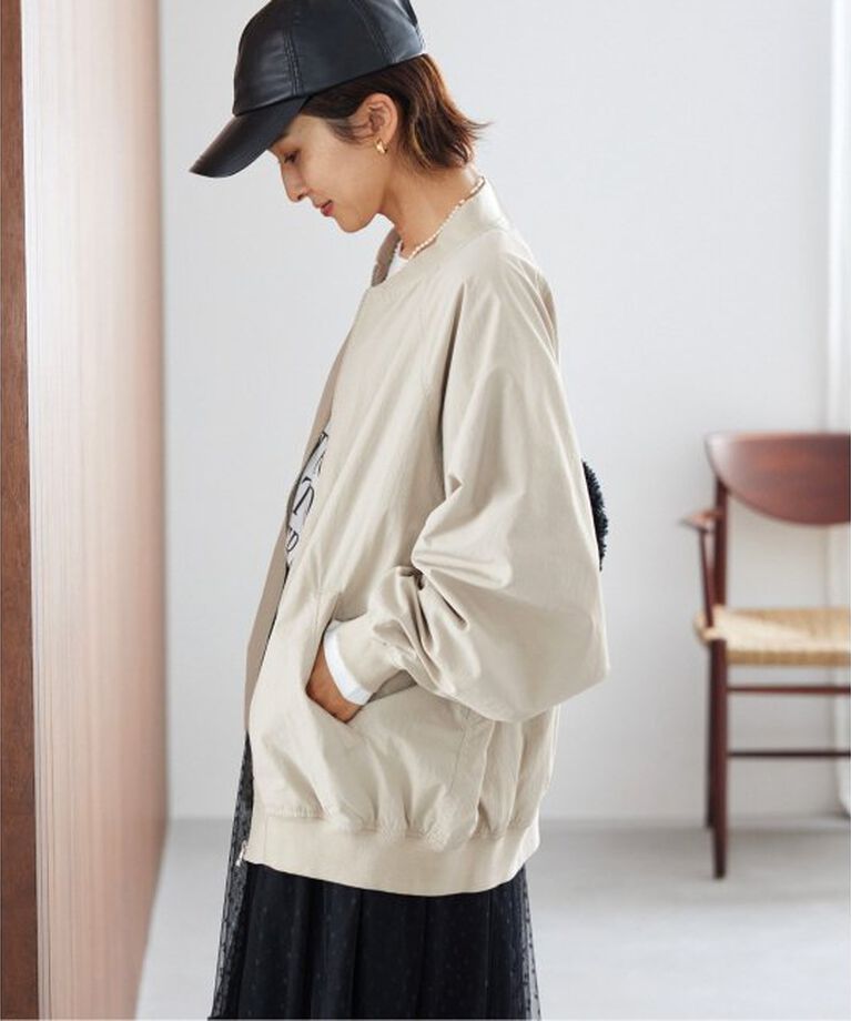 JOURNAL STANDARD relume「《追加》ウォッシャブルナイロンタッサーMA-1」|ブルゾン・スタジャン|