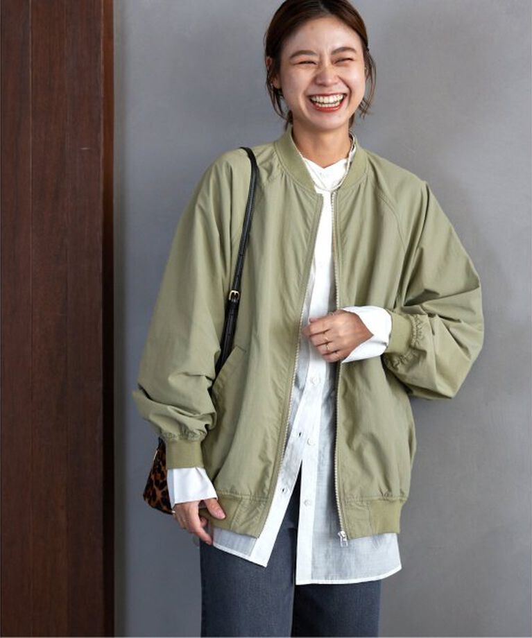 JOURNAL STANDARD relume「《追加》ウォッシャブルナイロンタッサーMA-1」|ブルゾン・スタジャン|