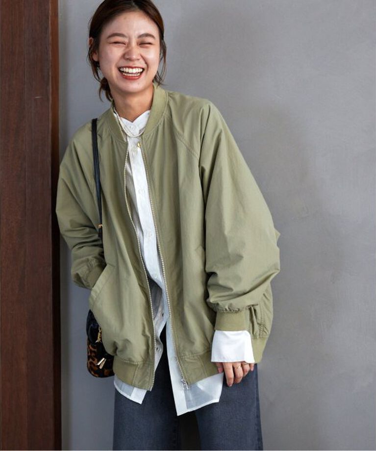 JOURNAL STANDARD relume「《追加》ウォッシャブルナイロンタッサーMA-1」|ブルゾン・スタジャン|