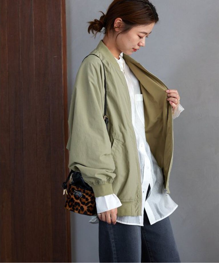 JOURNAL STANDARD relume「《追加》ウォッシャブルナイロンタッサーMA-1」|ブルゾン・スタジャン|