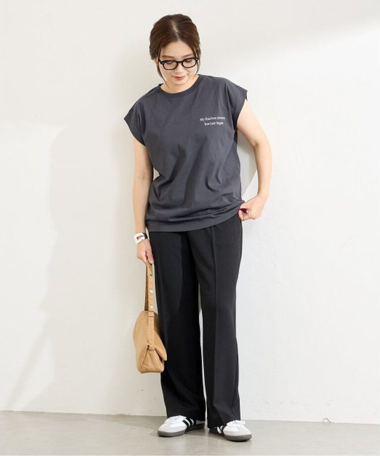 JOURNAL STANDARD「フレンチスリーブロゴTシャツ」|Tシャツ・カットソー|