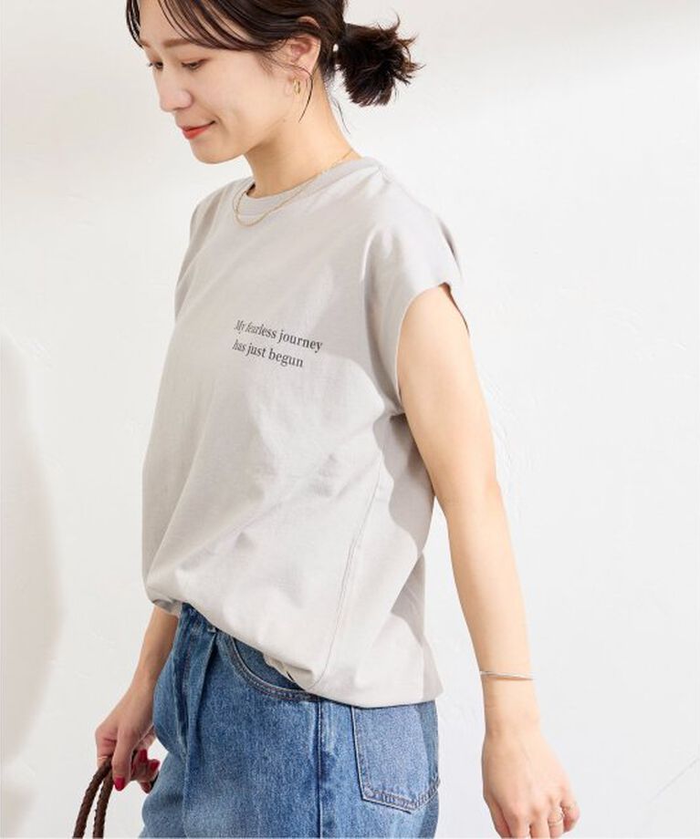 JOURNAL STANDARD「フレンチスリーブロゴTシャツ」|Tシャツ・カットソー|