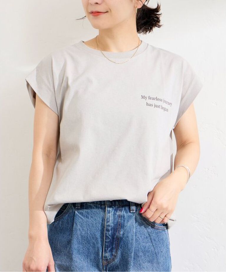 JOURNAL STANDARD「フレンチスリーブロゴTシャツ」|Tシャツ・カットソー|