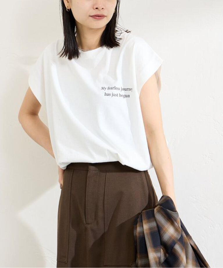 JOURNAL STANDARD「フレンチスリーブロゴTシャツ」|Tシャツ・カットソー|