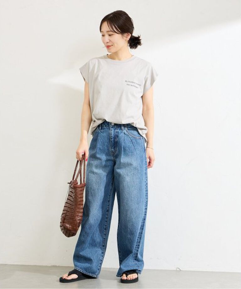 JOURNAL STANDARD「フレンチスリーブロゴTシャツ」|Tシャツ・カットソー|